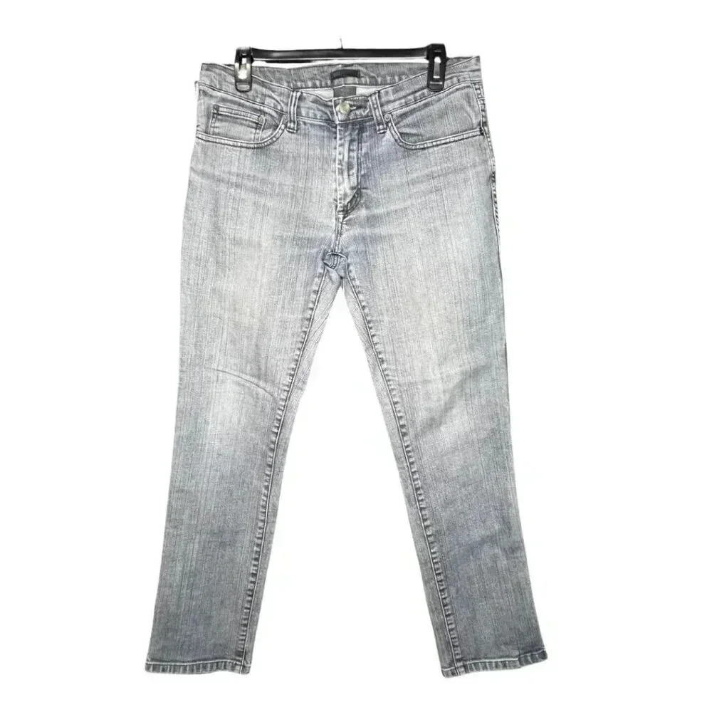 Urban Outfitters BDG Mens Jeans Skinny Stretch Light Wash Distressed Size 32x30